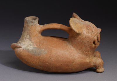 Katzengefäß, Vicus-Kultur von Pre Columbian